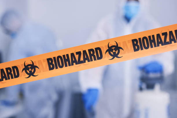 Professional Biohazard Cleanup technician working in Westlake Village, IL